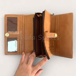 Porte-cartes en cuir véritable de vachette, porte-cartes en cuir véritable, portefeuilles fins en cuir de vachette - Product Image 4