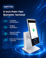Máquina de Reconocimiento Biométrico de Venas de la Palma Scanmax, Máquina de Control de Asistencia NFC, Control de Acceso Biométrico de Puerta con Reconocimiento Facial y de Huella de la Palma