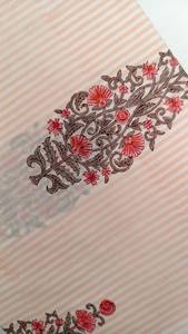 Tela de Algodón 100% con Estampado Floral Hecho a Mano, Transpirable y Ligera, para Confección de Vestidos de Niñas, Material de Costura - Product Image 3