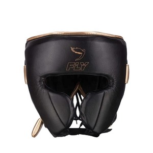 Protector de Cabeza de Boxeo Personalizado OEM, Cuero Vacuno 100% Genuino de Alta Calidad, Ligero, Ecológico, Profesional para Entrenamiento de MMA - Product Image 1