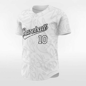 Maillot de baseball sublimé respirant en gros, entièrement imprimé, pour équipes adultes de softball et de baseball - Product Image 3