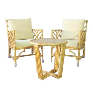 Sillón artístico de ratán con luz amarilla, silla acolchada para patio exterior, para jardín o balcón, cómoda para relajarse - Product Image 3