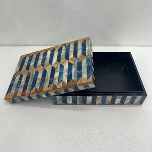 TIME 2 DECOR High Quality Handmade Customizable Resin Jewelry <b>Box</b> Art Inlay Multi-Use Storage for <b>Keepsakes</b> Wedding Gifts India - Product Image 1