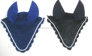 Knitted Equestrian Horse Fly Veil <b>Ear</b> Handmade Horse Accessories Horse <b>Ear</b> Bonnet - Product Image 4