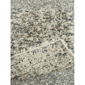 Tapis noué à la main au design moderne, motif abstrait, couleurs vibrantes, écologique, adapté aux animaux domestiques, antidérapant, à poils longs - Product Image 1