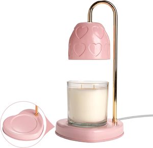 Calentador de Velas Eléctrico de Color Blanco con Base de Mármol y Pantalla Perforada para Aromaterapia en Interiores, Lámpara Calentadora de Mesa - Product Image 6