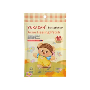 แผ่นแปะสิว YUKAZAN Butterbear Acne Healing Patch ไฮโดรคอลลอยด์ผสมทีทรีออยล์ สำหรับผิวหน้า ระบายอากาศได้ดี กันน้ำ บรรจุภัณฑ์แยกชิ้น - Product Image 4