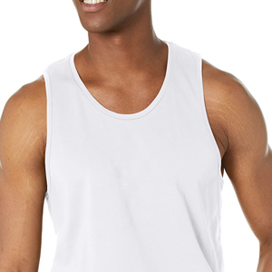 Wholesale Saleh Enterprises Men's Gym <b>Stringer</b> Tank Top Custom Sleeveless Fitness <b>Vest</b> Quick Dry Eco-Friendly Spandex/Cotton - Product Image 2
