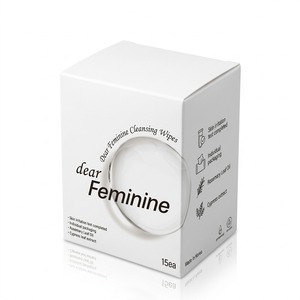 Lingettes féminines à l'aloe vera naturel, fabriquées en Corée, lingettes nettoyantes intimes bio pour femmes, douces et hydratantes, féminines - Product Image 2