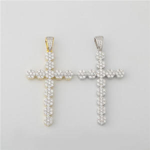 Pendentif spirituel personnalisé avec diamant de laboratoire, design de bijoux luxueux et brillant, collier hip-hop. - Product Image 1