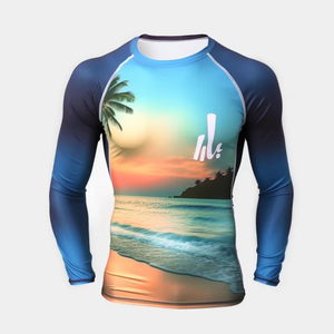 Ensemble de compression Rashguard personnalisé pour homme – T-shirt et pantalon respirants, séchage rapide, extensibles pour la gym, l'entraînement et le sport - Product Image 3