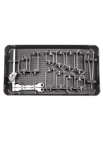 ชุดเครื่องมือผ่าตัดกระดูกสันหลังส่วนคอแบบดึงกลับด้านหน้าชนิดใช้มือทำจากเหล็กกล้าไร้สนิมสำหรับการผ่าตัดกระดูกสันหลัง - Product Image 5