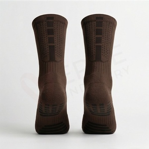 Chaussettes habillées classiques pour hommes en coton côtelé noir, blanc, beige, couleur unie, chaussettes mi-mollet souples et extensibles pour usage quotidien, décontracté ou sportif - Product Image 2