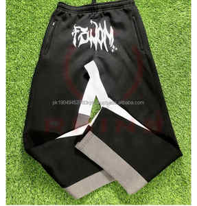 Haute qualité hommes sport Baggy survêtement pantalon coupe-vent Streetwear Anti-rides pantalons de survêtement couleur moyenne formel cordon - Product Image 5