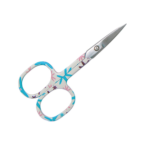 Ciseaux à cuticules en acier inoxydable, lame tranchante, manche carré pliable, outil de manucure professionnel, design durable pour le nail art - Product Image 3