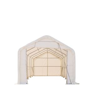 Telo in PVC da 17 once, 4,5 m x 7,6 m, per ripostiglio camper/roulotte con porta anteriore a rullo e parete posteriore chiusa (acciaio zincato a 3 strati) - Product Image 2