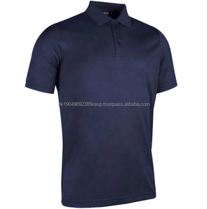 Polos de Alta Calidad de Mezcla de Algodón y Poliéster, Polos de Golf a Rayas Personalizados para Hombre - Product Image 1
