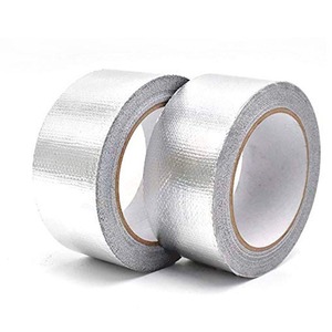 Ruban adhésif en aluminium Alugalss Premium, ruban d'étanchéité en aluminium, résistant à la chaleur, isolation, réparation, applications HVAC, électriques, industrielles - Product Image 1