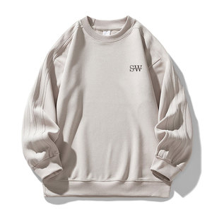 เสื้อสเวตเชิ้ตผู้ชายคลาสสิก ผ้าฝ้าย 100% สำหรับฤดูหนาว คอกลม ระบายอากาศได้ดี เป็นมิตรกับสิ่งแวดล้อม เหมาะสำหรับเล่นกีฬาและสวมใส่ลำลอง - Product Image 1
