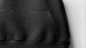 Heavyweight 350g Polyester/Cotton Pullover <b>Hoodie</b> <b>Plain</b> Minimalist Kangaroo Pocket Drop Shoulder Streetwear Casual Custom Design - Product Image 5