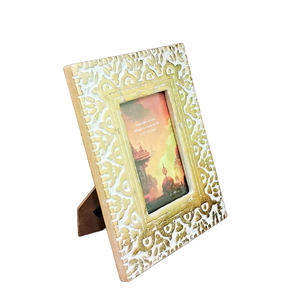 Cadre photo en bois massif de qualité supérieure, fait main, décoratif, pour table, pour la maison, le bureau, le salon, élégant, moderne, rustique, intérieur - Product Image 1