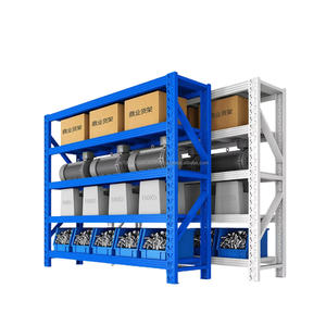 Estanterías de Acero Inoxidable de Alta Resistencia con Recubrimiento en Polvo para Almacén, CE/ISO, Estanterías para Neumáticos de Gran Tamaño, Estanterías de Entrepiso de 1 Nivel - Product Image 3