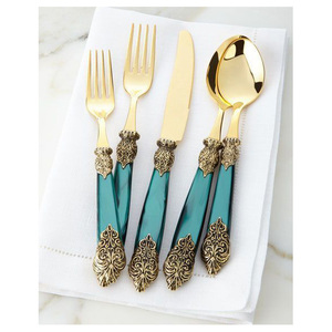 Premium Stainless Steel Dining Cutlery <b>Set</b> Matte Finish Spoon Fork Knife Flatware <b>Set</b> <b>for</b> Modern Homes - Product Image 2