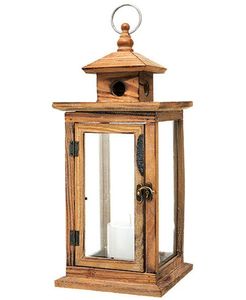 Lanterne décorative en bois faite à la main et personnalisée avec support de bougie noir pour la décoration d'événements, lanternes à poser au sol et suspendues - Product Image 2