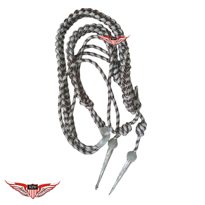 Aiguillette tressée rouge pour défilé, cordon d'épaule - Product Image 5