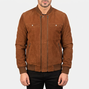 Fabricant de vestes en daim sur mesure pour les entreprises de vêtements, vente en gros de vestes en daim d'agneau véritable, faible MOQ - Product Image 2