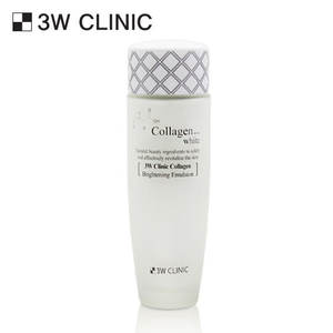 Émulsion blanchissante 3W Clinic 150ml, crème éclaircissante au collagène en flacon - Product Image 1