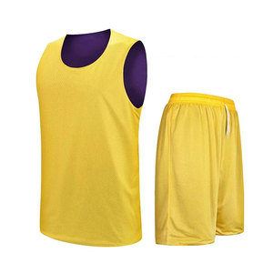 Tenues d'entraînement de basketball pour hommes adultes, respirantes, imprimées sur mesure double face, grande taille, vêtements de sport 100% polyester - Product Image 4