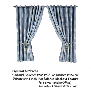 Cortina de Ventana Moderna con Pliegues Royal Touch de 4x7 Pies, Lino con Pliegues Tipo Pinch, Función de Oscurecimiento para Hogar, Hotel u Oficina - Product Image 2