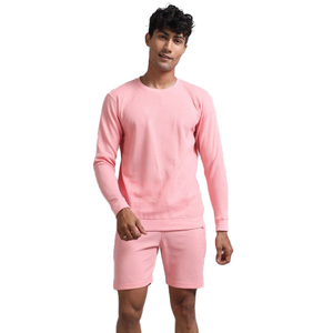 Nouvel ensemble décontracté homme 2026 : T-shirt col rond et short – Tenue d'été élégante, respirante et légère en molleton 100 % coton pour hommes - Product Image 4