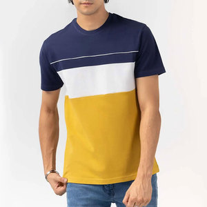 Camiseta Casual para Hombre al por Mayor, 100% Algodón Tejido, Manga Corta, Cuello Redondo, Corte Regular, Estilo Urbano, Liso Teñido, Personalizable con Logotipo OEM - Product Image 5