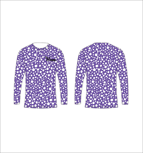 Chemise à manches longues personnalisée à pois pour hommes, sublimation intégrale, vêtements de sport performants, tissu respirant, vente en gros - Product Image 1