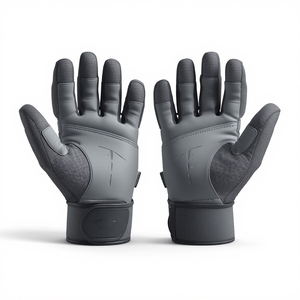 Professional Grey Field Hockey <b>Gloves</b> Plain <b>Fingerless</b> Sports <b>Gloves</b> Protective Hand wear For Players Training And Matches - Product Image 3
