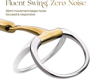 Premium Stainless Steel Horse Bit Durable Comfortable Control Training Riding Equipment for <b>Equestrian</b> Performance - Product Image 2