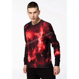 Sudadera Deportiva de Manga Larga para Hombre, Cuello Redondo, Logotipo Personalizado Impreso, Color Sólido, Texturizada, Informal, Transpirable - Product Image 1