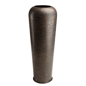 Vase de sol en bronze fait main de la collection Signature, design industriel, hauteur 88 cm, diamètre 31 cm - Product Image 2