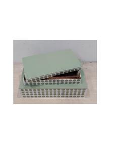 Boîtes à bijoux contemporaines en résine et MDF avec finition minimaliste et système de verrouillage sécurisé pour la maison - Product Image 2