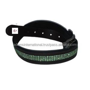 Cinturón de cuero de cristal ecuestre, alta calidad - Product Image 1
