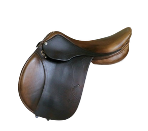Selle d'Équitation Anglaise Premium en Cuir avec Arceau en Bois pour l'Entraînement au Saut d'Obstacles – Fournisseur en Gros Personnalisé - Product Image 1