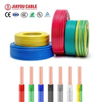 Cable THHN/THWN con Núcleo de Cobre, Aislamiento de PVC y Revestimiento de Nailon, Calibre 4/6/8 AWG, Cable de Alimentación de 600V