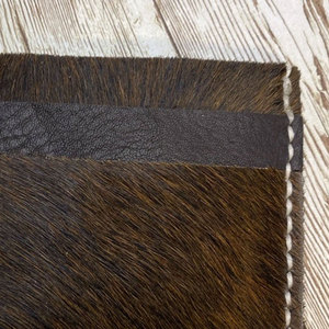 Portefeuille en cuir véritable de haute qualité avec imprimé animal en poils de vache, sacoche de créateur unisexe, vente en gros, best-seller - Product Image 2