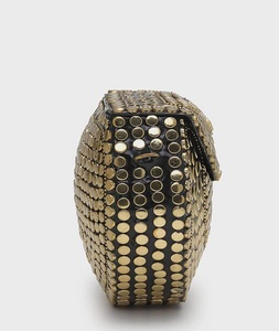 Sac à main en métal plaqué argent de haute qualité, fait à la main, avec un design de luxe et un savoir-faire artisanal, idéal pour les occasions de mariage - Product Image 3