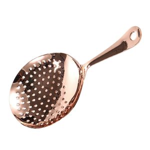 Factory Supply Stainless Steel Cocktail Strainer Mocktail Drinks Ice Julep Strainer Kitchen Dining Restaurants Hotel Bar - Product Image 1