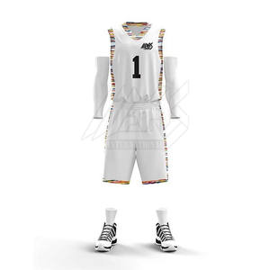 Vêtements de sport, impression de logo personnalisé, ensemble de basket-ball, nouvelle arrivée, prix bas, ensemble de basket-ball fabriqué au Pakistan - Product Image 1