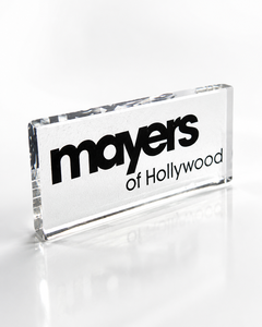 Customizable Logo Clear Solid Acrylic Cube <b>Block</b> Display Rack Eco-Friendly for Easy Assembly for Jewelry Display - Product Image 3