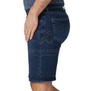 Diseña Tu Propio Logotipo, Pantalones Cortos de Mezclilla Casuales de Alta Calidad para Hombre, Sólidos, de Secado Rápido, Transpirables, 100% Algodón, Logotipo Personalizado - Product Image 3